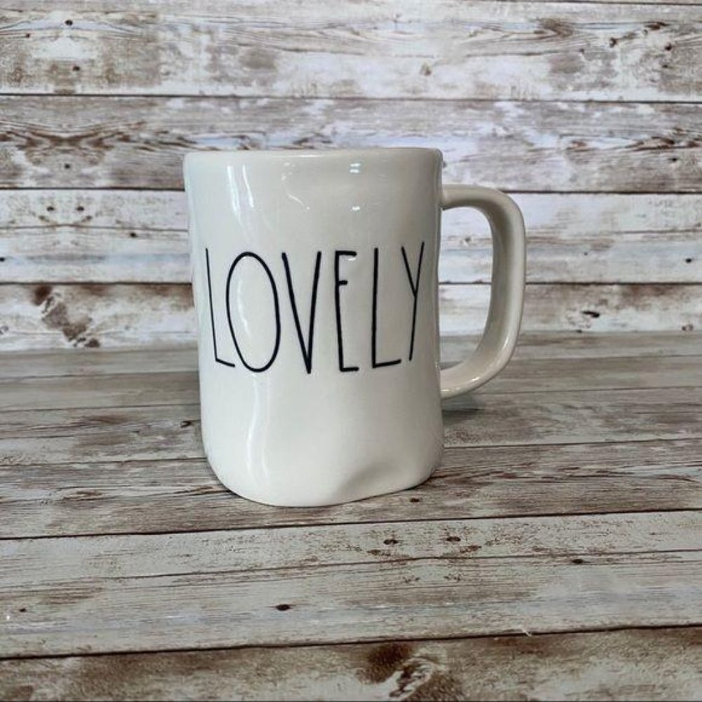 New Rae Dunn Lovely Coffee Mug LL